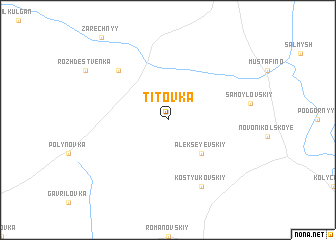 map of Titovka