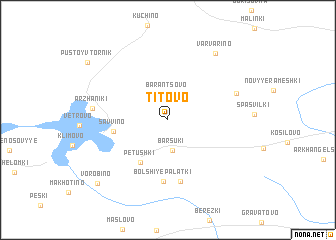 map of Titovo