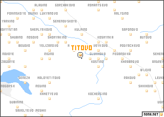 map of Titovo