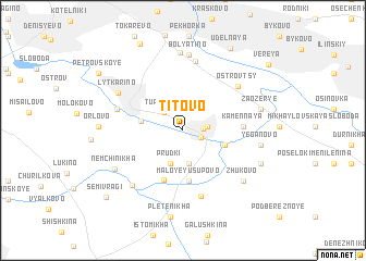 map of Titovo