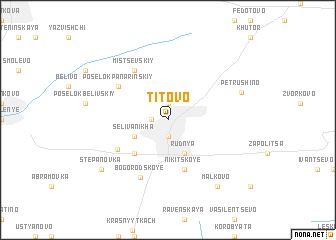 map of Titovo