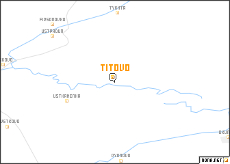 map of Titovo