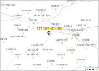 map of Titovshchina