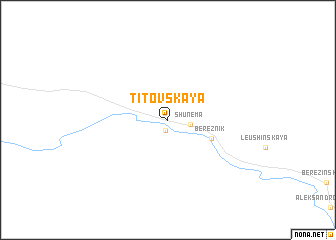 map of Titovskaya