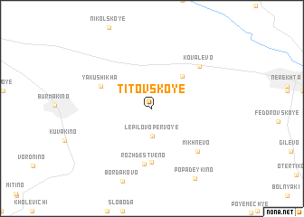 map of Titovskoye