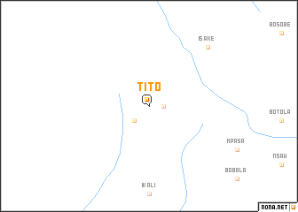 map of Tito