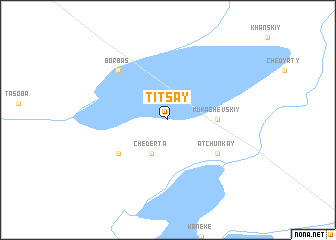 map of Titsay