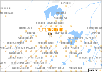 map of Tittagonewa