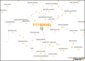 map of Tittar Khel