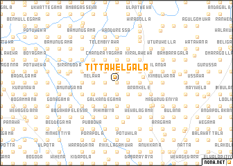 map of Tittawelgala