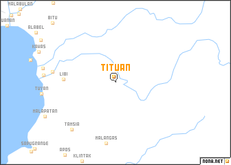 map of Tituan