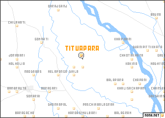 map of Tituapāra