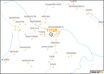 map of Tītūn