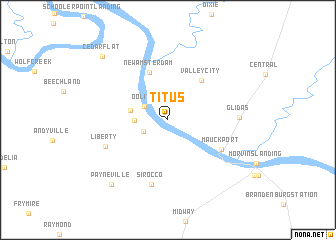 map of Titus