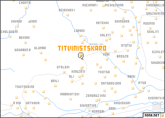 map of Titvinistskaro