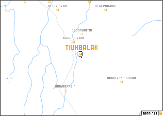 map of Tiuhbalak