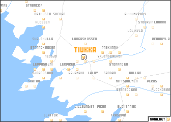 map of Tiukka