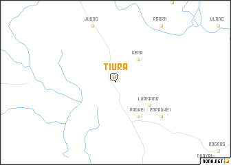 map of Tiura