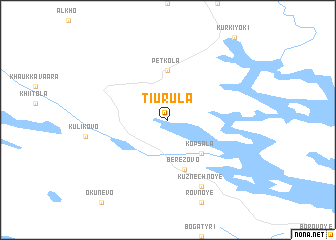 map of Tiurula