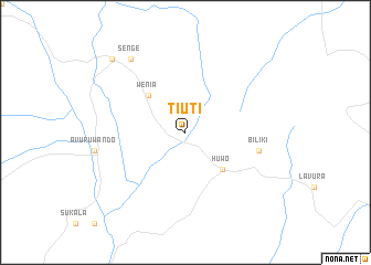 map of Tiuti