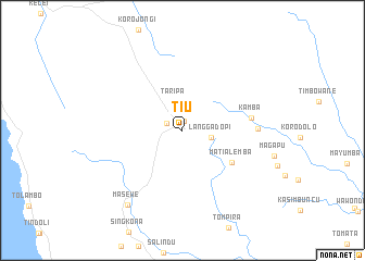 map of Tiu