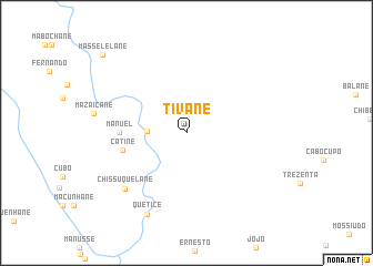 map of Tivane