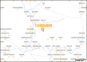 map of Tivaouane