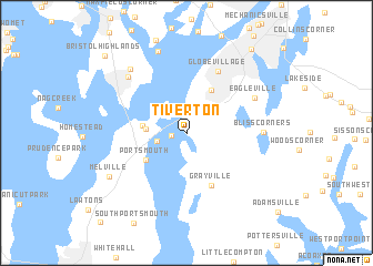 map of Tiverton