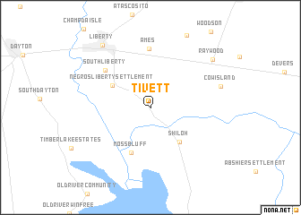 map of Tivett