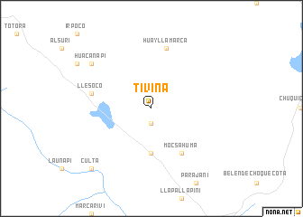 map of Tiviña