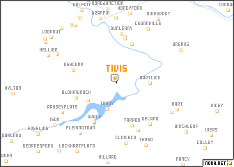 map of Tivis