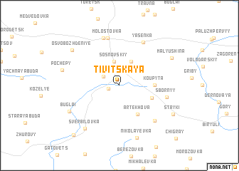 map of Tivitskaya