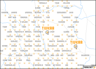 map of Tiv Kaa