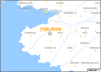 map of Tivolaggio