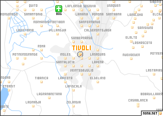 map of Tívoli