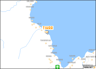 map of Tiwaa