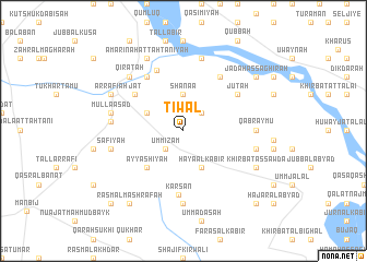 map of Ţiwāl