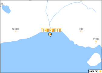 map of Tiwuronto