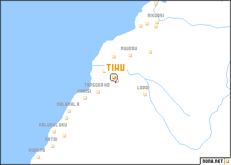 map of Tiwu