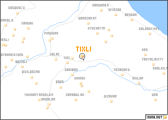 map of Tıxlı