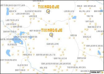 map of Tixmadejé