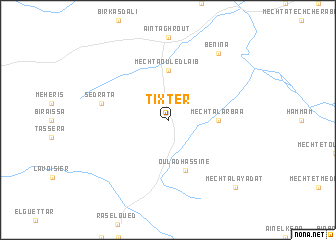 map of Tixter