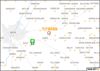map of Tiyārah