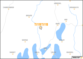 map of Tīyatīya
