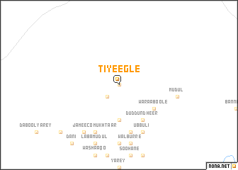 map of Tiyeegle