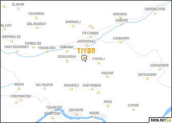 map of Tiyon