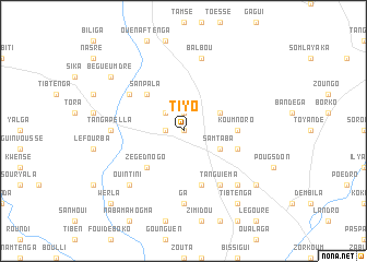 map of Tiyo