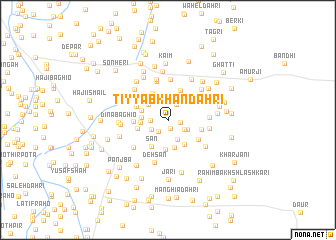 map of Tiyyāb Khān Dāhri