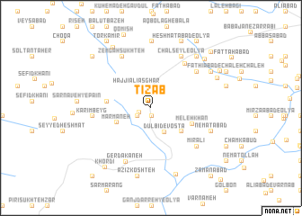 map of Tīzāb