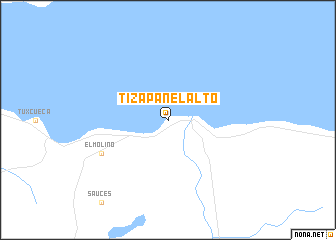 map of Tizapán el Alto
